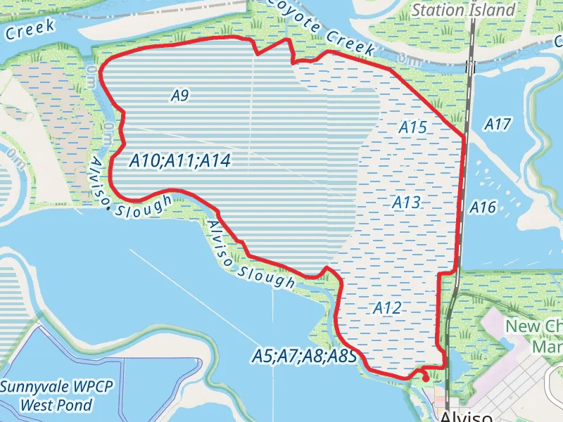 Alviso Slough Loop Trail