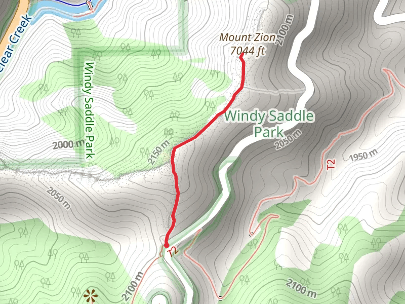 Mount Zion Out and Back