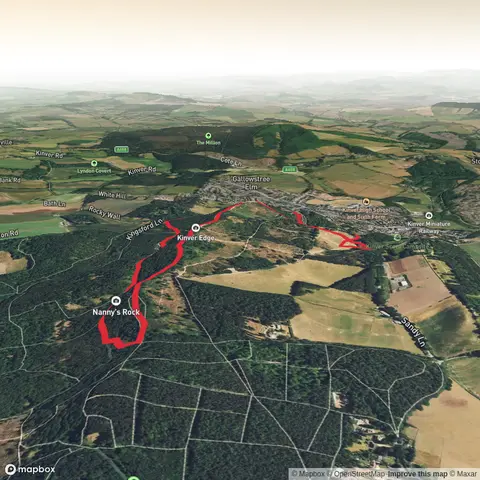 Holy Austin Rock, Nanny's Rock and Kinver Edge and Comber Loop