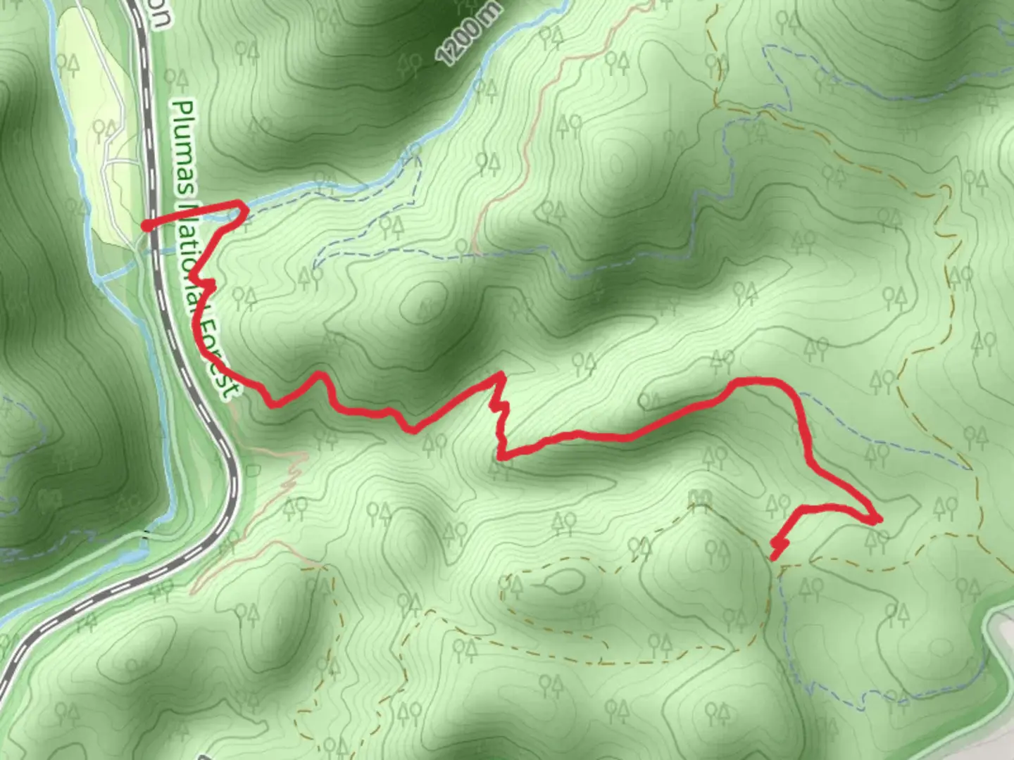 An image depicting the trail Berry Creek Trail and its surrounding area.