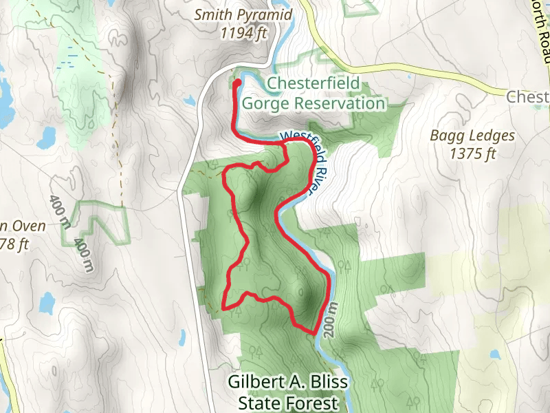 Gilbert A Bliss State Forest Loop