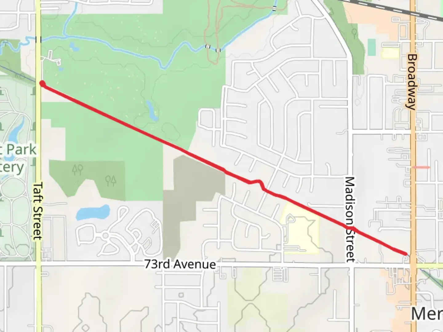 An image depicting the trail Chesapeake and Ohio Greenway Short and its surrounding area.