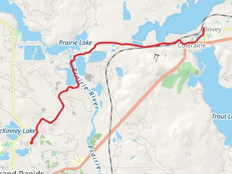 Prairie River and Lake via Mesabi Trail