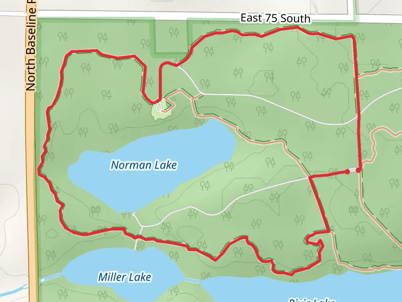 Miller Lake and Norman Lake Big Loop