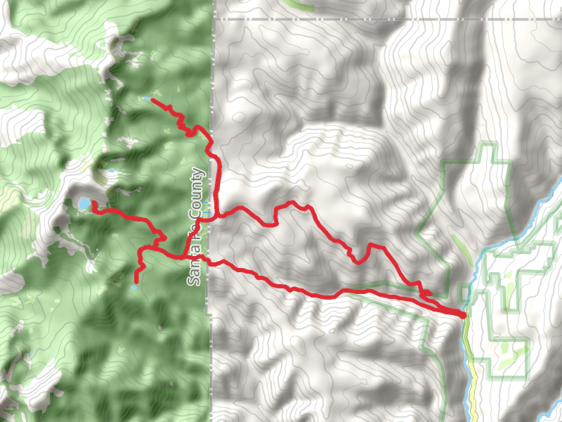 Lake Katherine and Lake Johnson via Winsor Ridge Trail