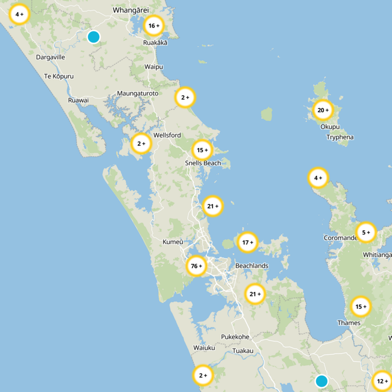 Hatfields Beach Static Map