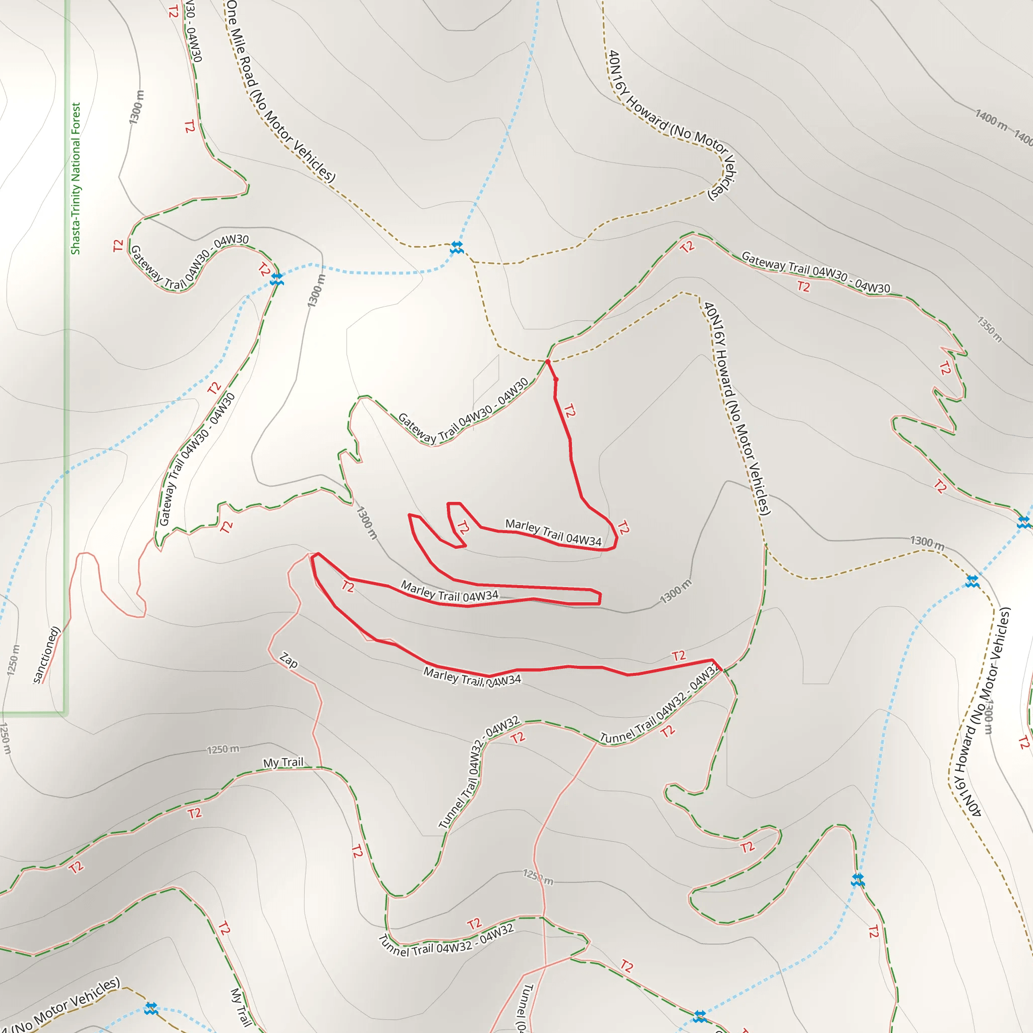 Marley Trail mobile static map