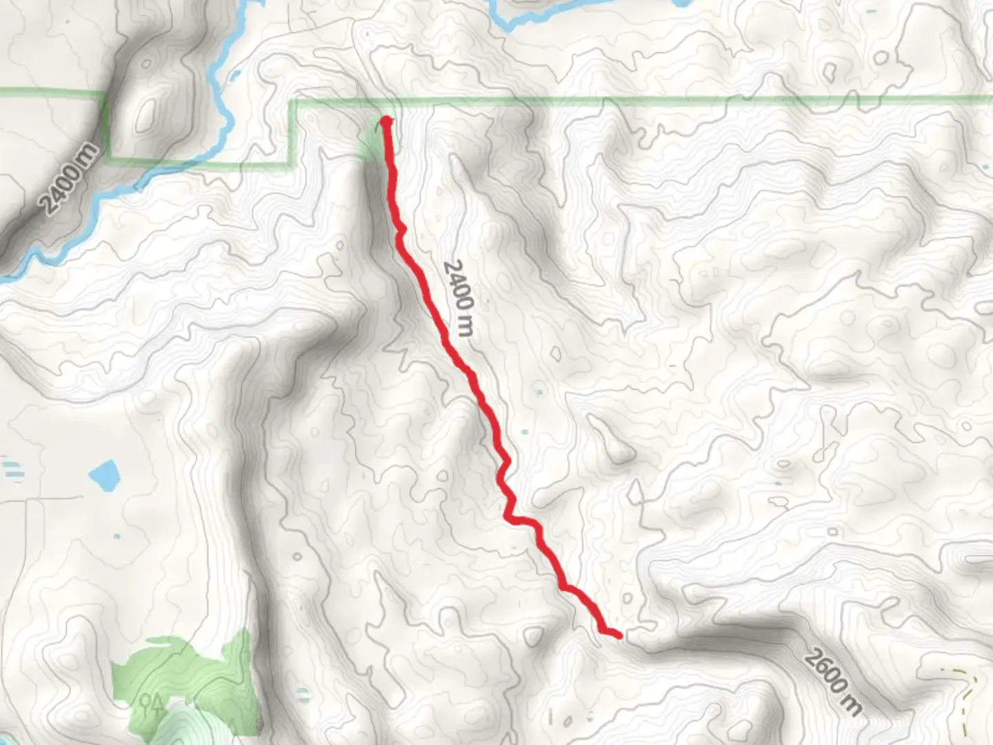An image depicting the trail South Fork Little Colorado Trail and its surrounding area.