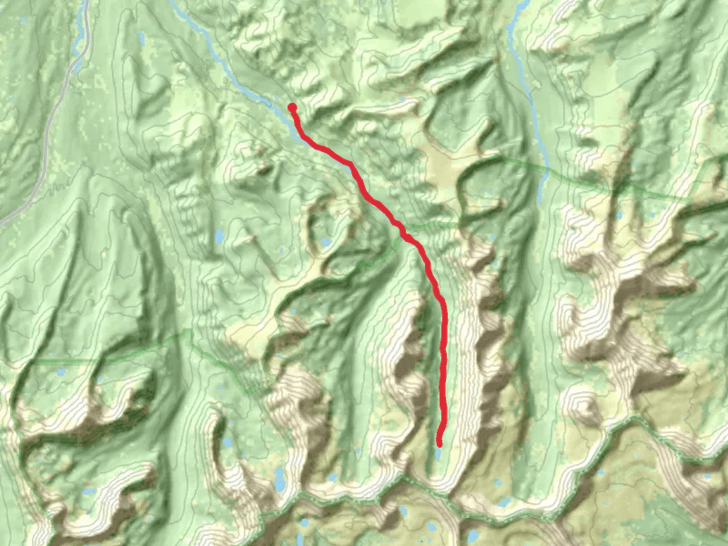 Allsop Lake via East Fork Bear River Trail