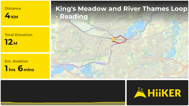 King's Meadow and River Thames Loop - Reading | Reading | England