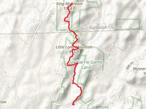 King Mountain via Uwharrie Trail