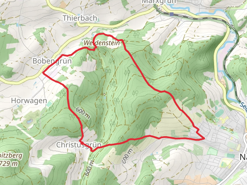 Christusgrün, Spiegel Wald and Bobengrun Loop