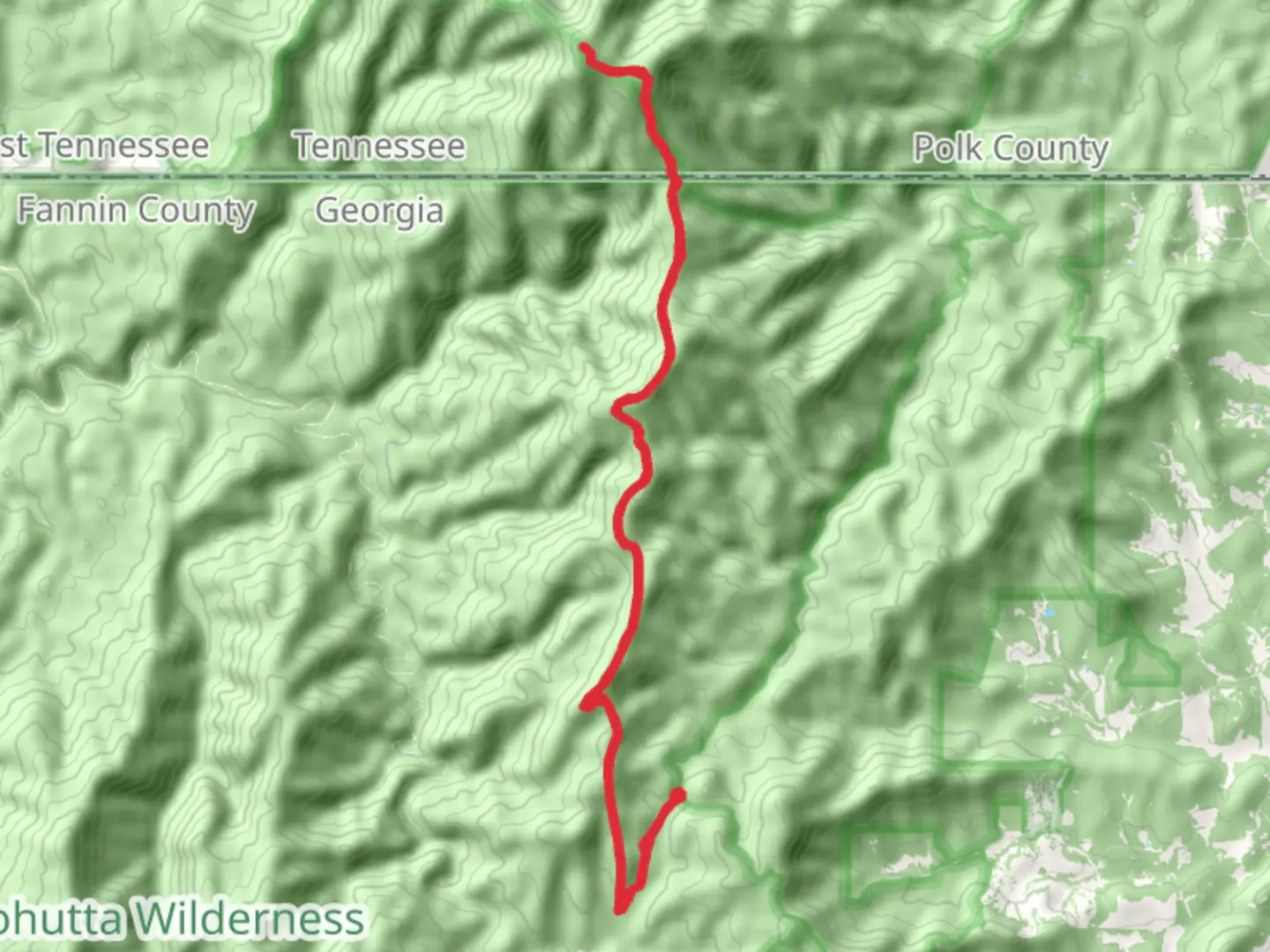 An image depicting the trail Hemptop and Big Frog Mountain via Benton Mackaye Trail and its surrounding area.