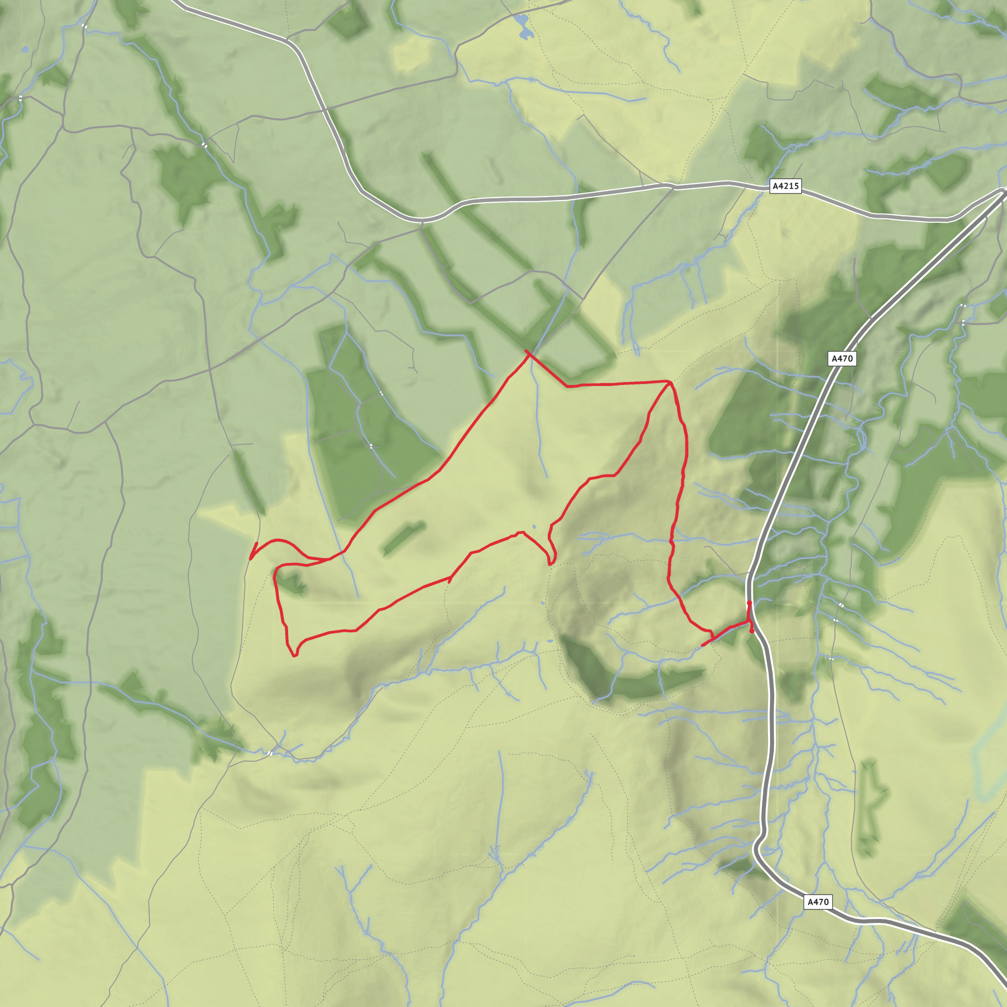 Craig Cerrig Circular mobile static map