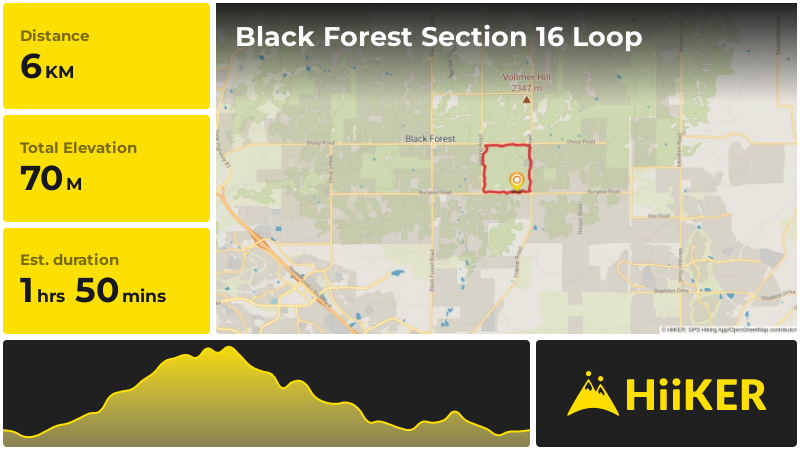 Black Forest Section 16 Loop | El Paso County | Colorado