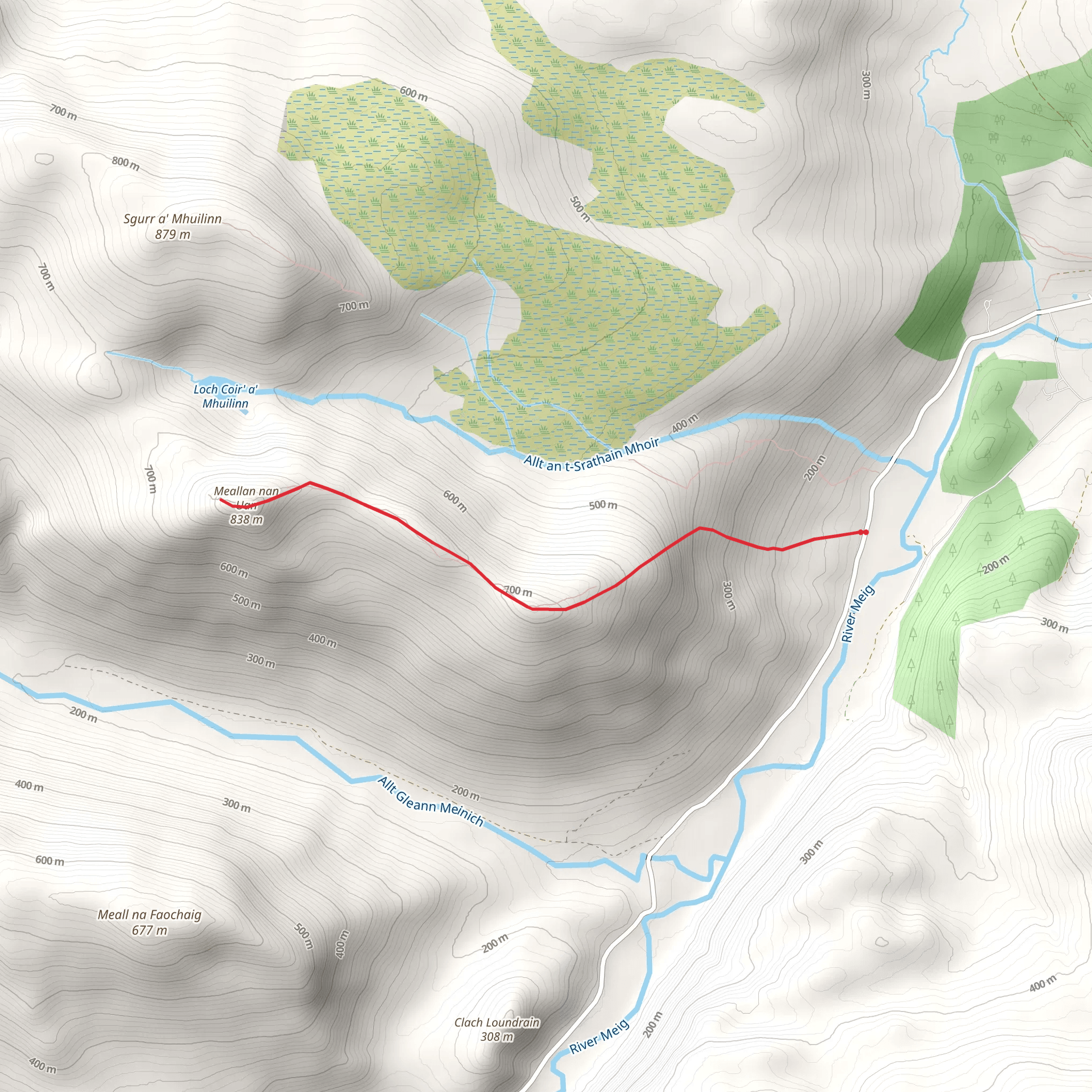 Meallan nan Uan mobile static map