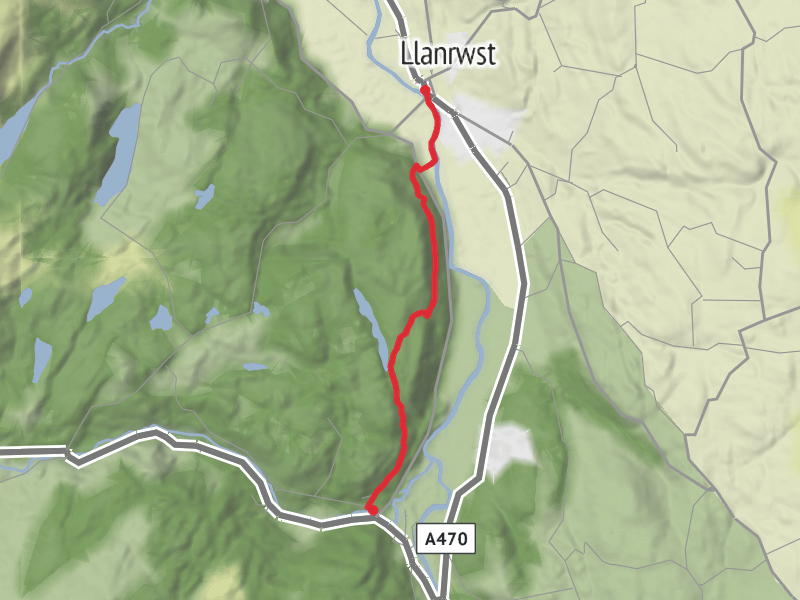Hike on Llanrwst to Betws y Coed thumbnail