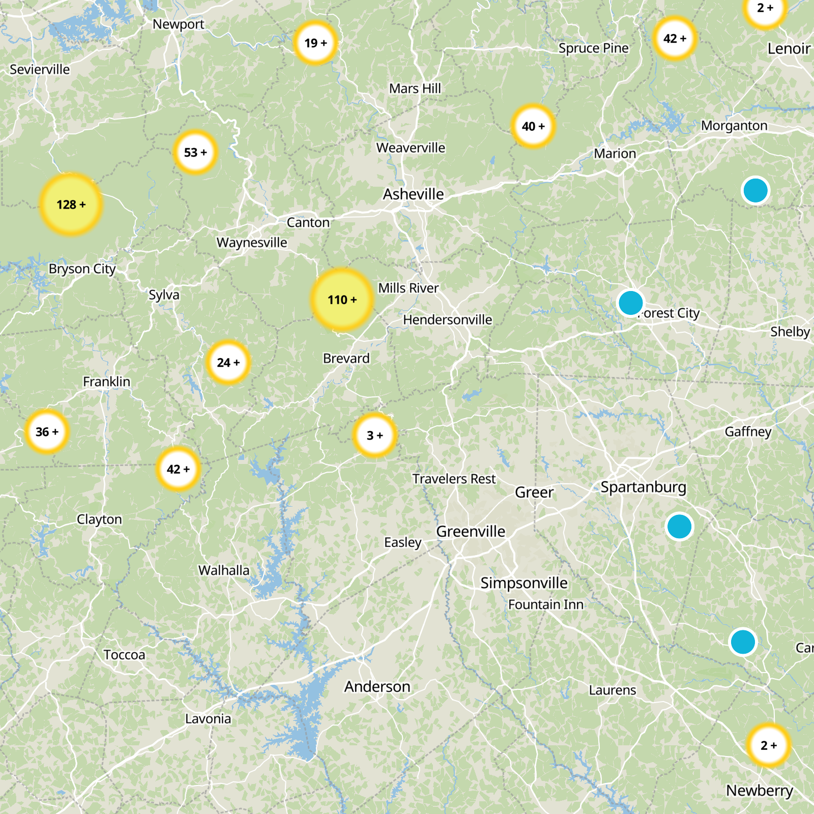 Greenville County Static Map