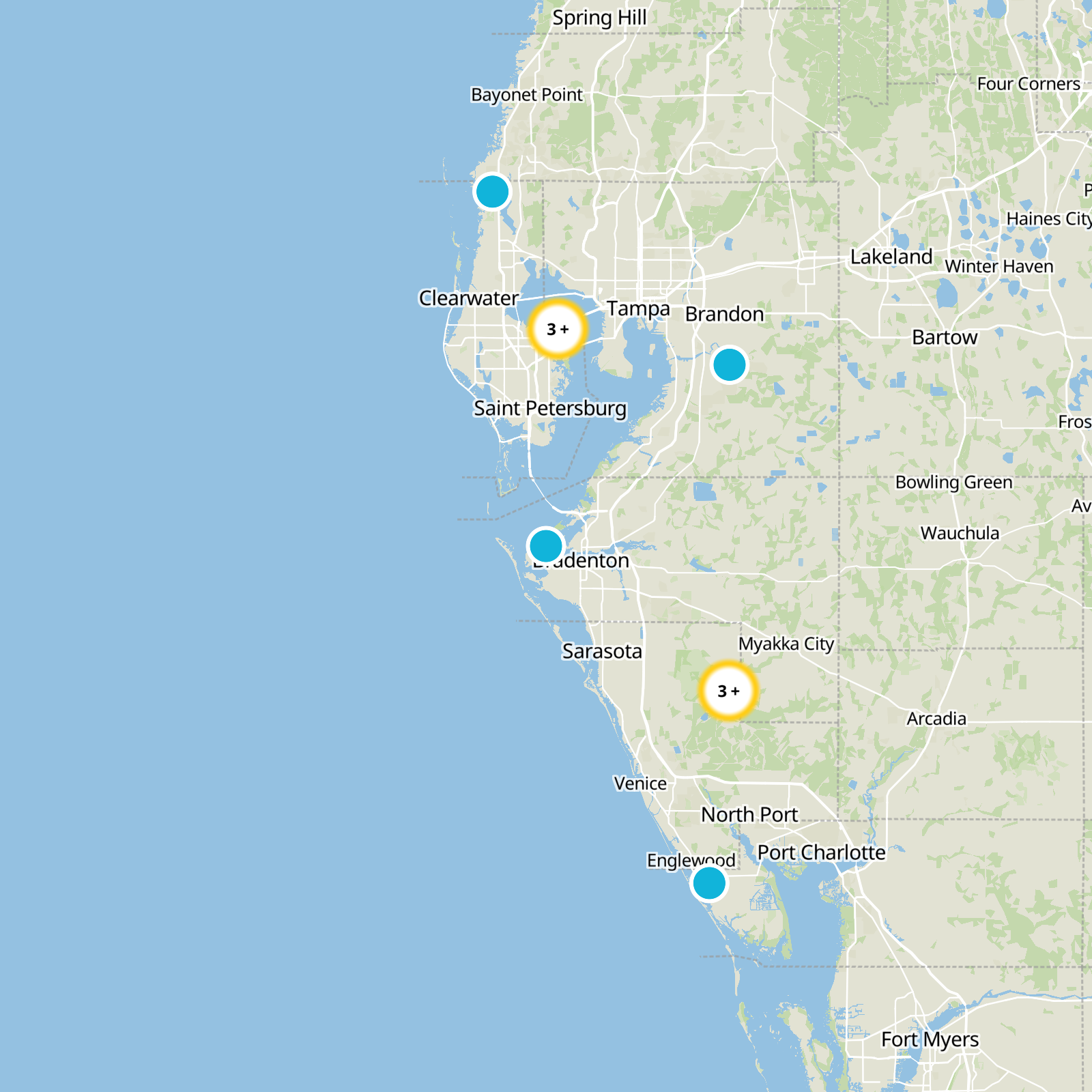 Manatee County Static Map