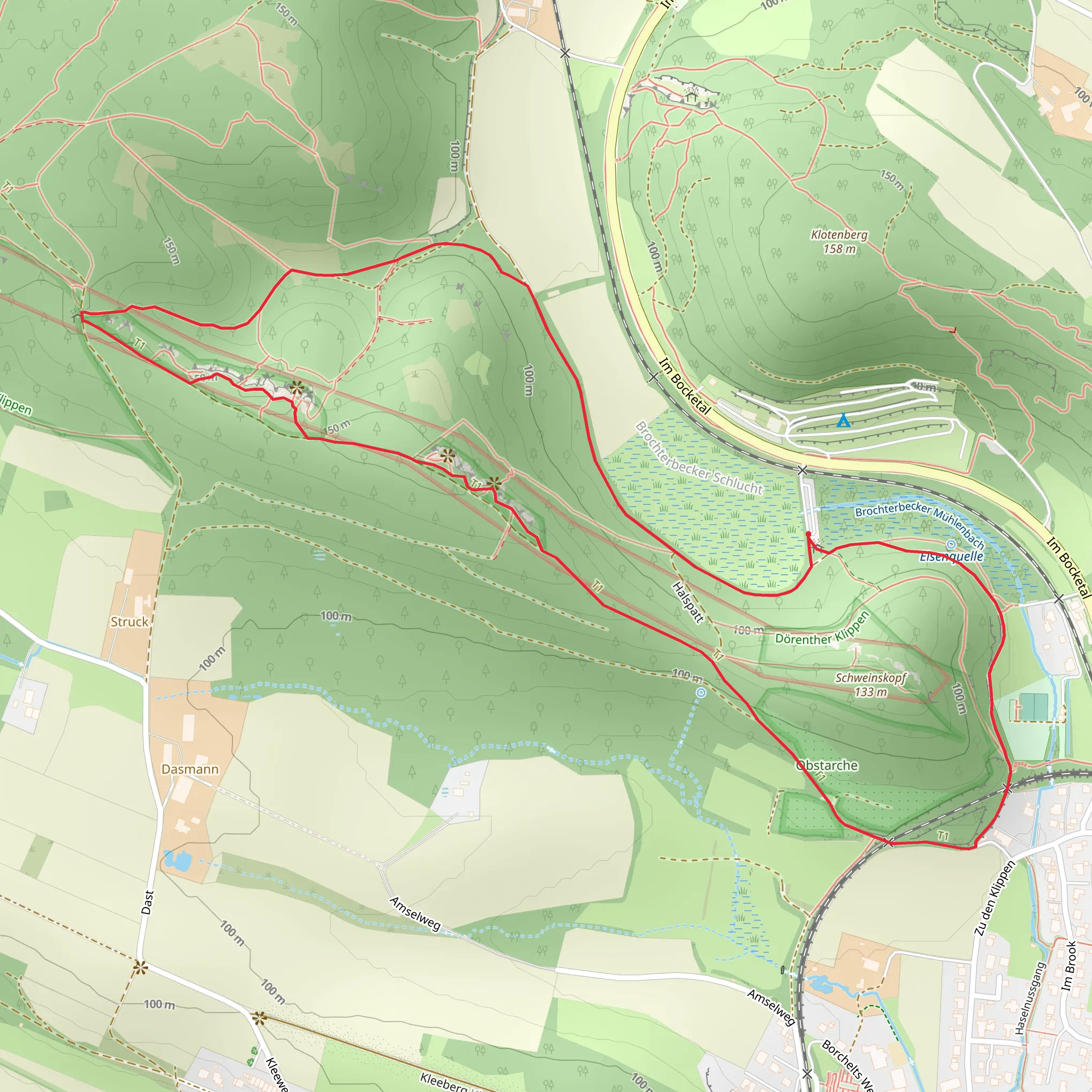 Dreikaiserstuhl Loop mobile static map