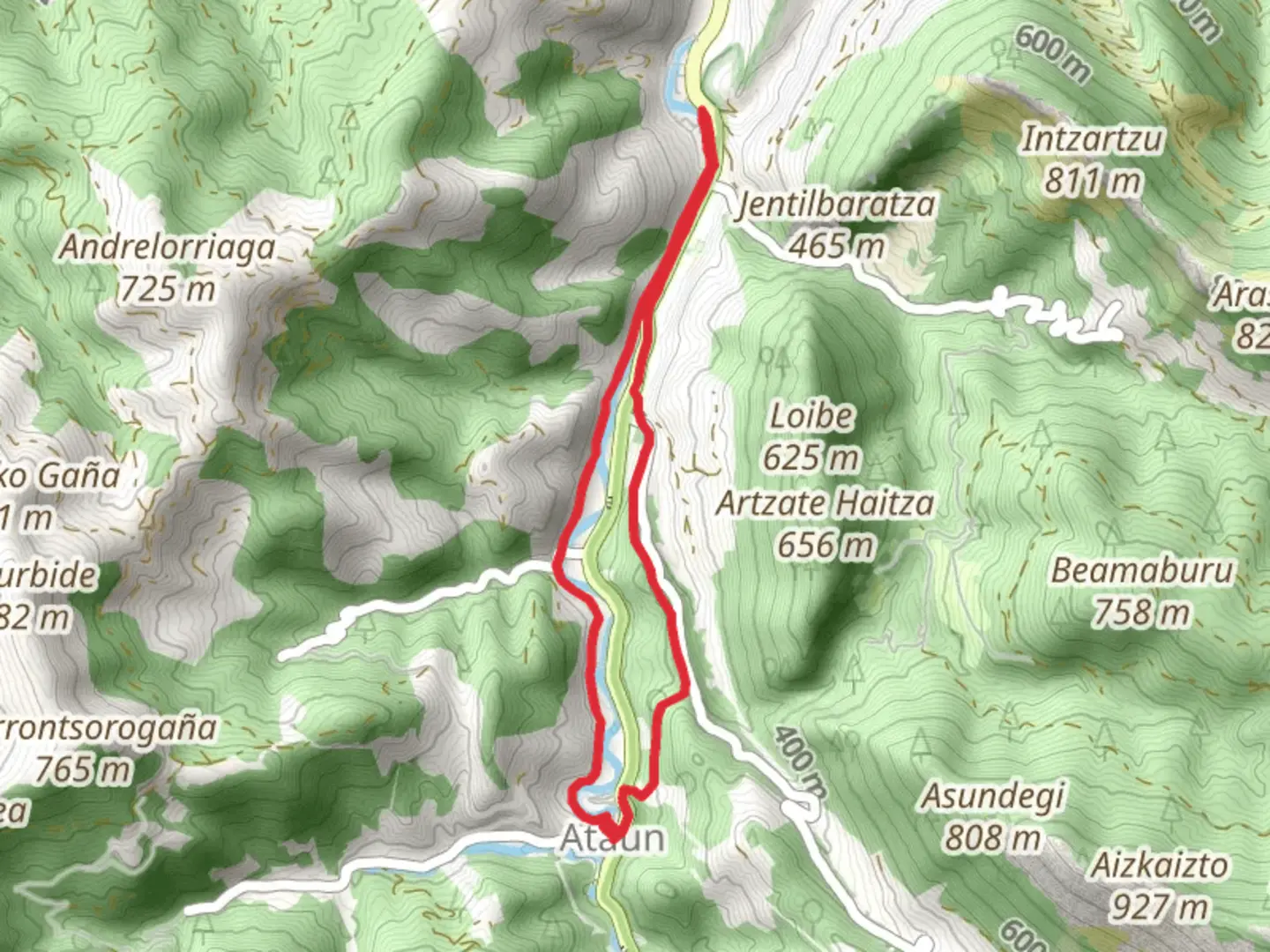 An image depicting the trail Sara Trail SL GI 2007 and its surrounding area.