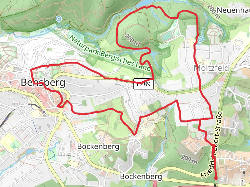 Jungfrauenweiher via Schwester-Matthia-Weg and Bergmannsweg