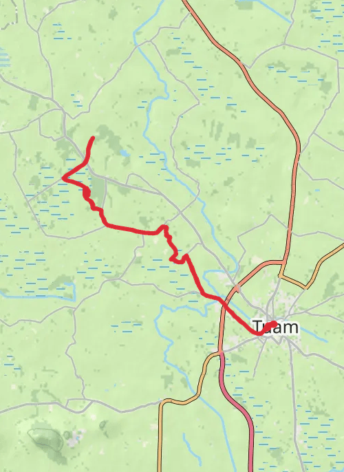Castlegrove through the second bog mobile static map