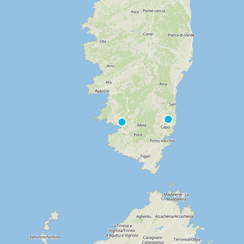 Olmeto Static Map