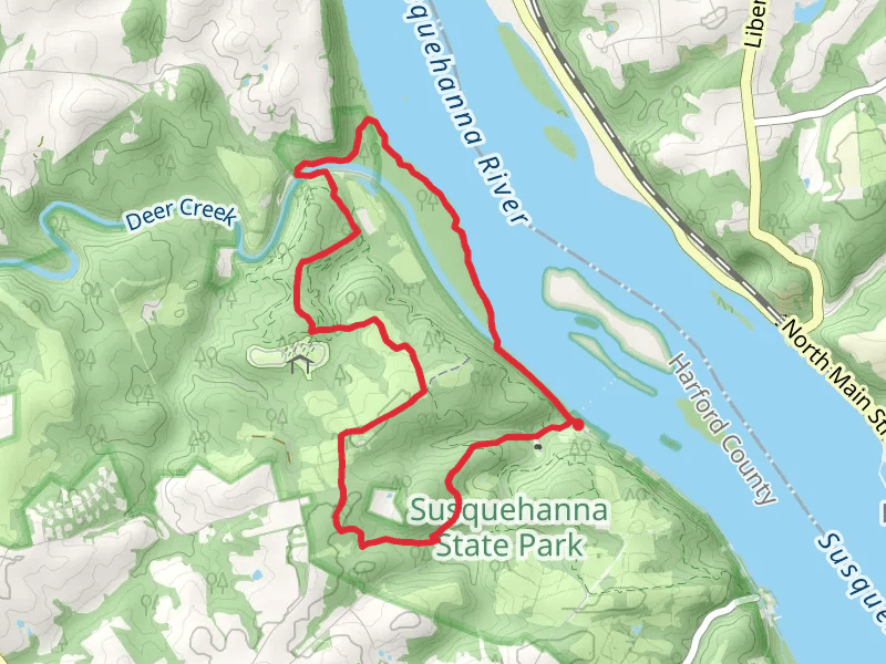 Ivy Branch, Deer Creek and Mason-Dixon Loop Trail