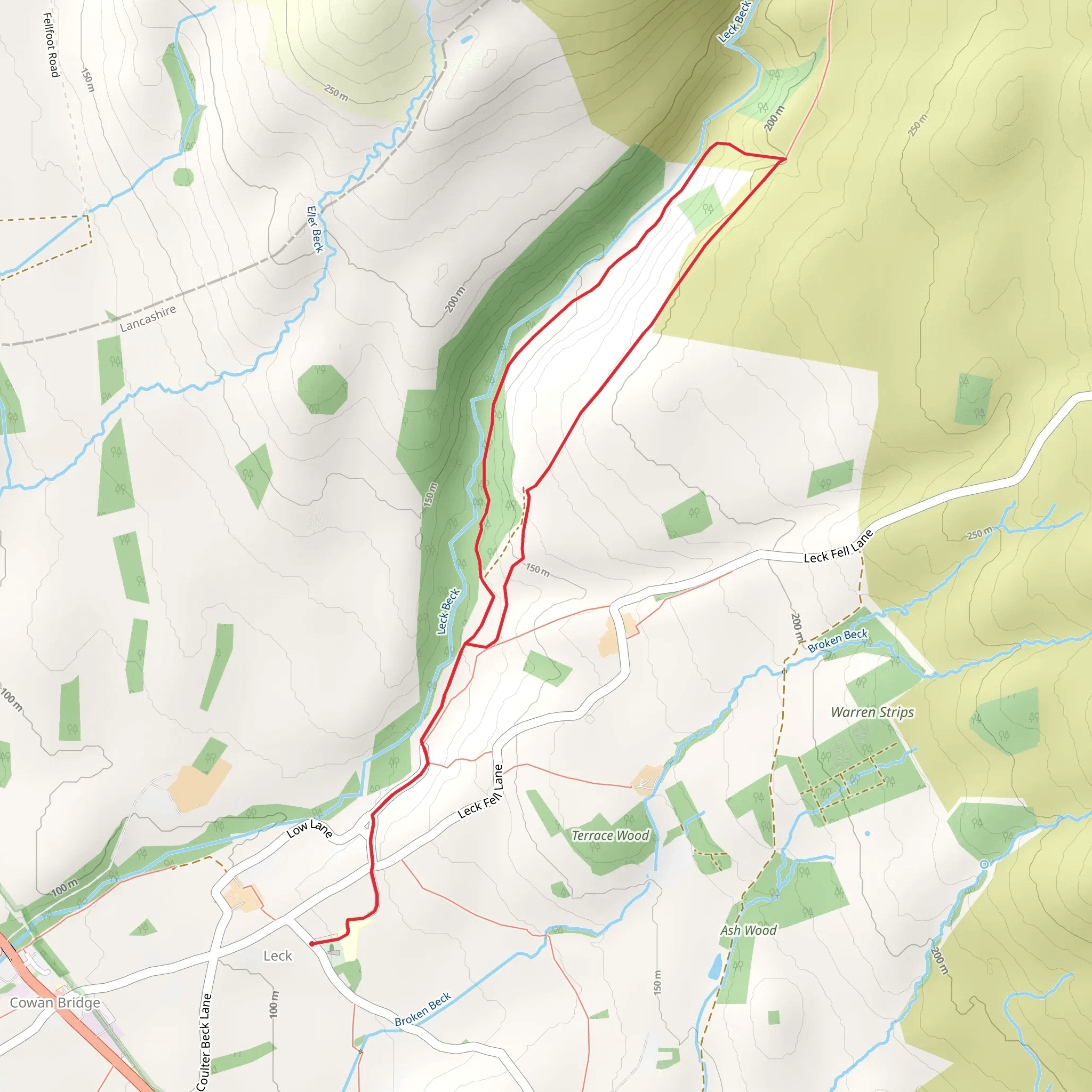 Springs Wood Loop mobile static map