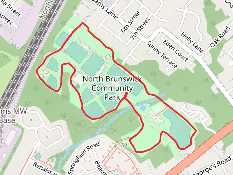 North Brunswick Community Park Loop