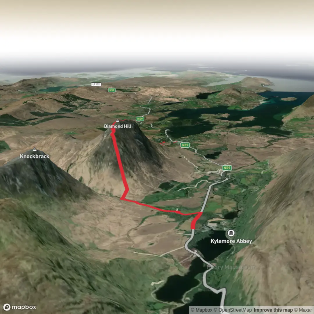 An image depicting the trail Diamond_Hill_2 and its surrounding area.