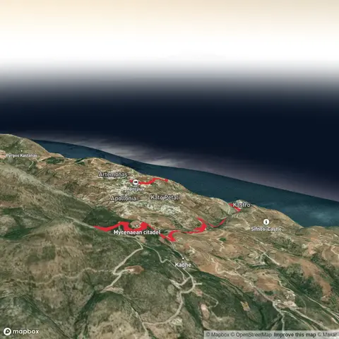 Agios Andreas, Kastro and Artemonas