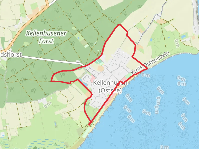 Waldroute - Kellenhusen