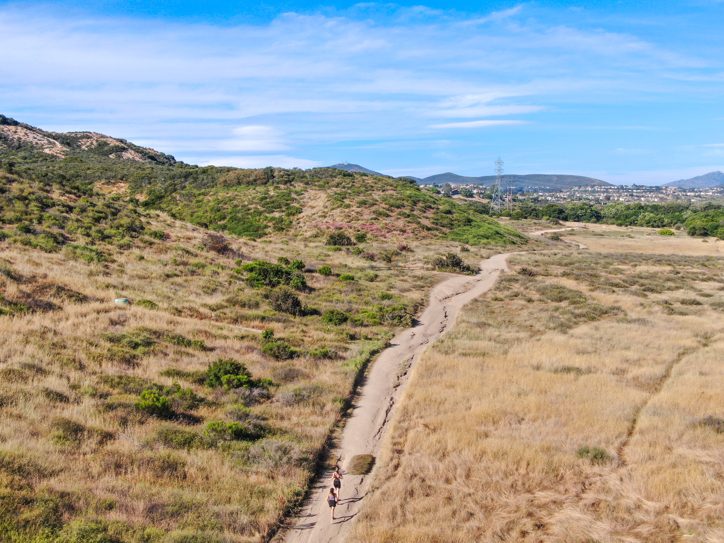 An image depicting the trail Penasquitos Creek Long Loop and its surrounding area.