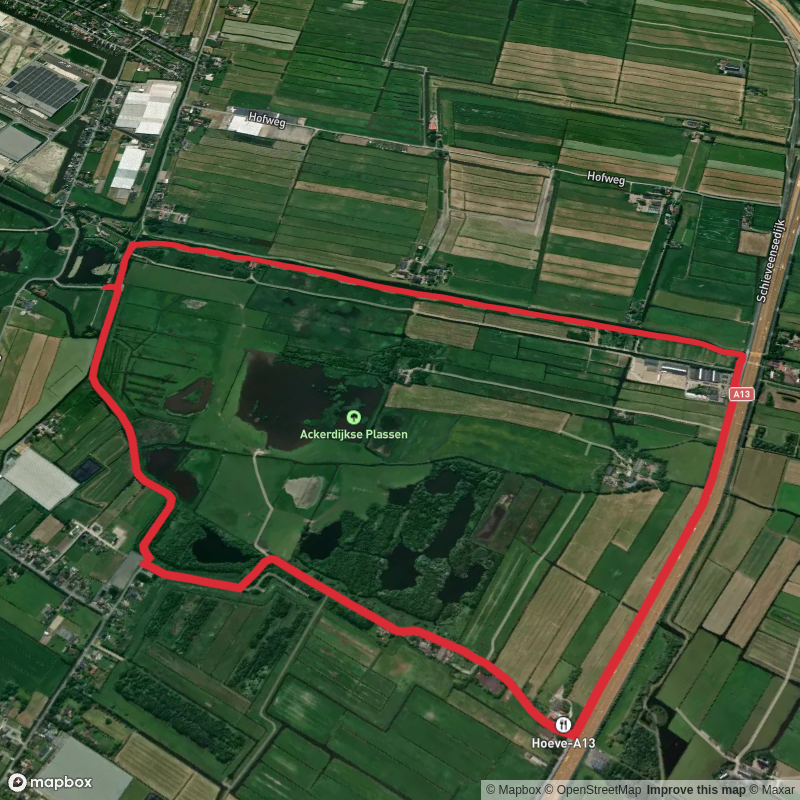 Berkelsche Zweth via Groene Hartpad and Ackersdijkseweg