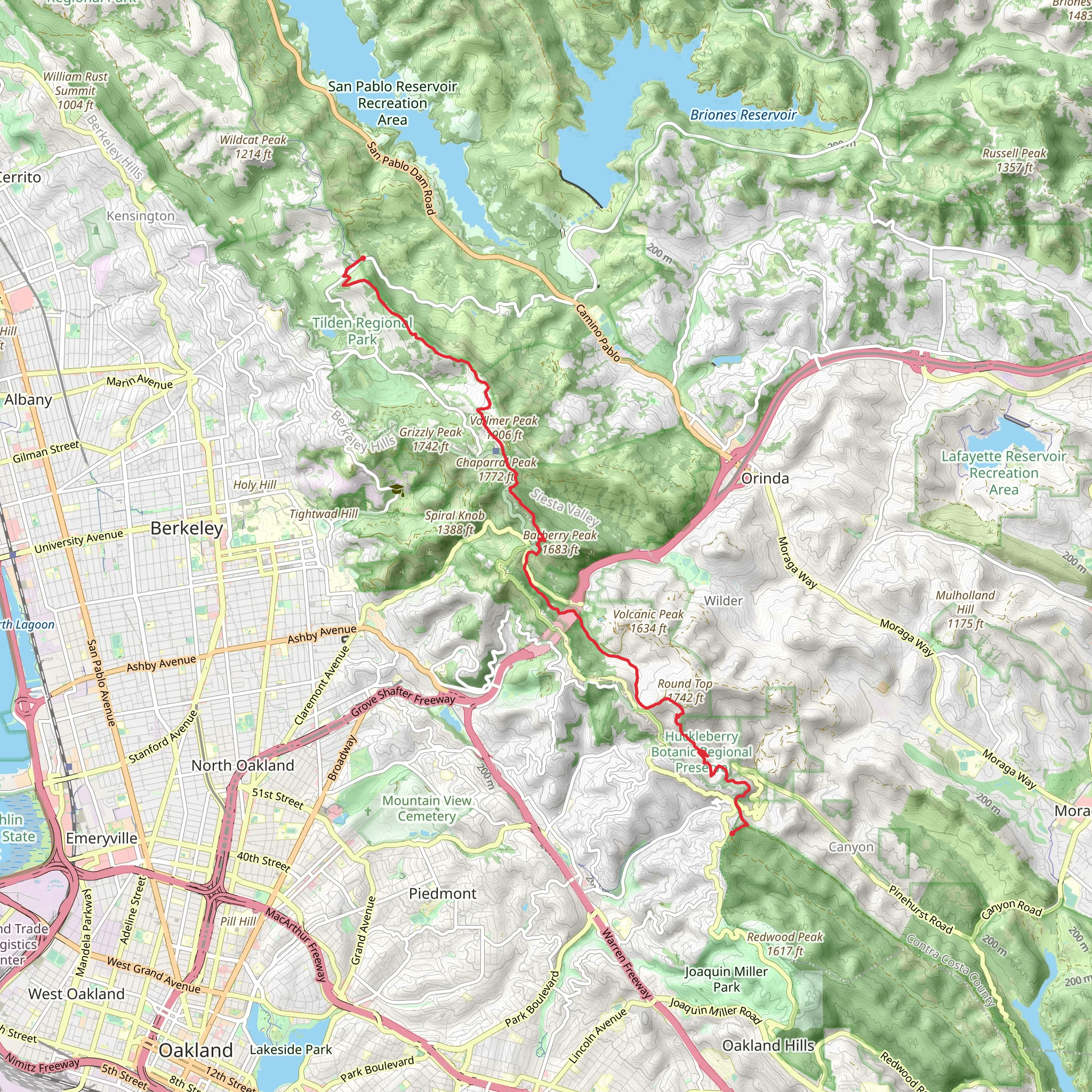 Arroyo Trail - ADT mobile static map