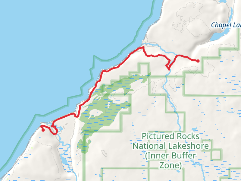 North Country and Chapel Creek Trail - Miners Lake