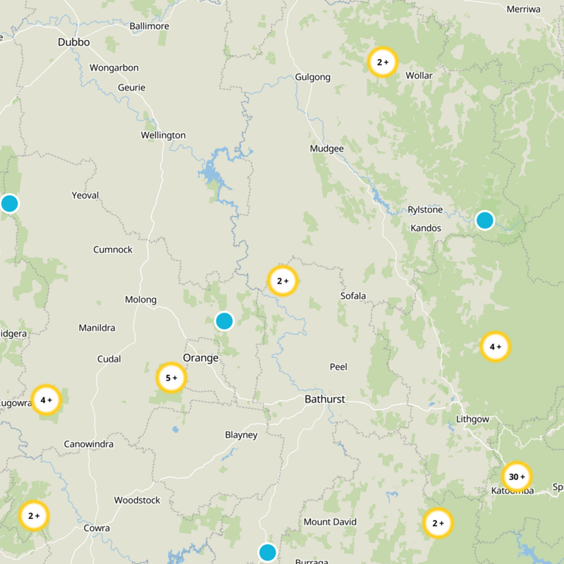 Bathurst Regional Static Map