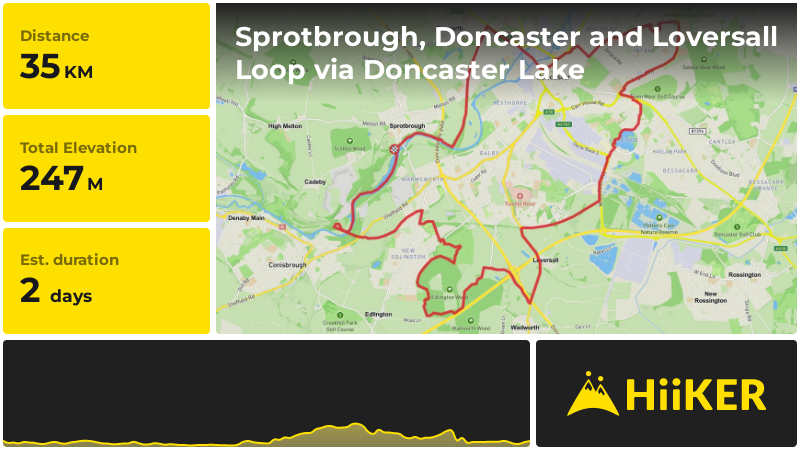Sprotbrough, Doncaster and Loversall Loop via Doncaster Lake | Doncast