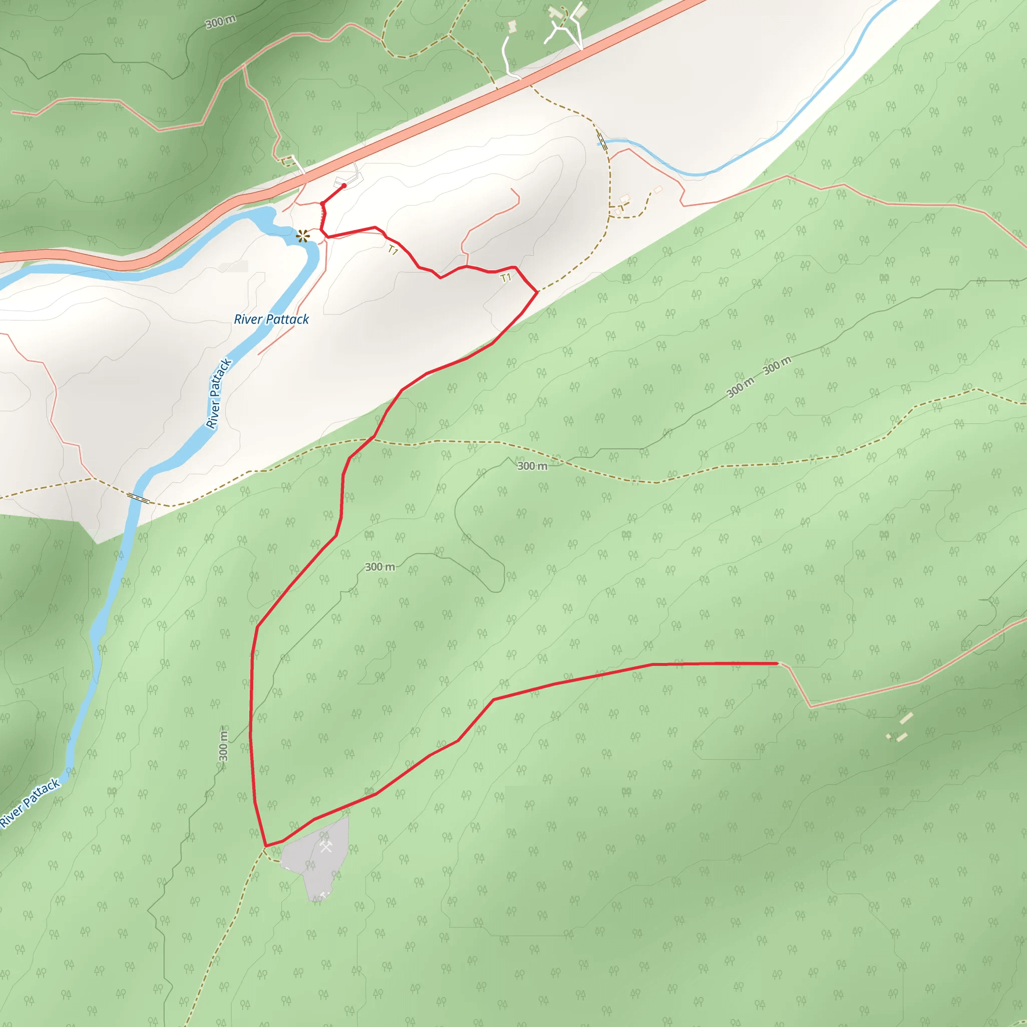 Laggan Path - Druim an Aird Township Trail mobile static map