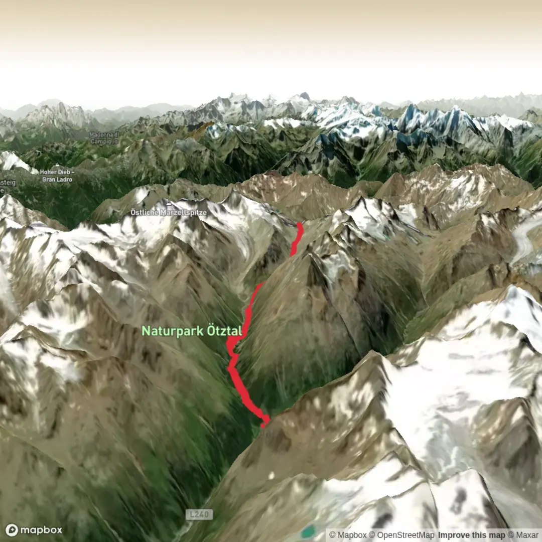 An image depicting the trail Hike from Imst and its surrounding area.