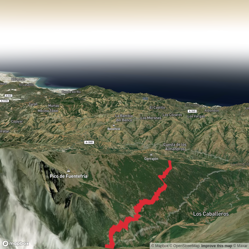 Trevélez to Juviles via La Piedra de la Turma and Colada de la Lomilla