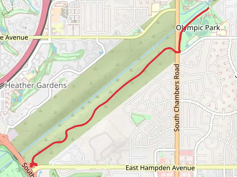 Cherry Creek Spillway Trail