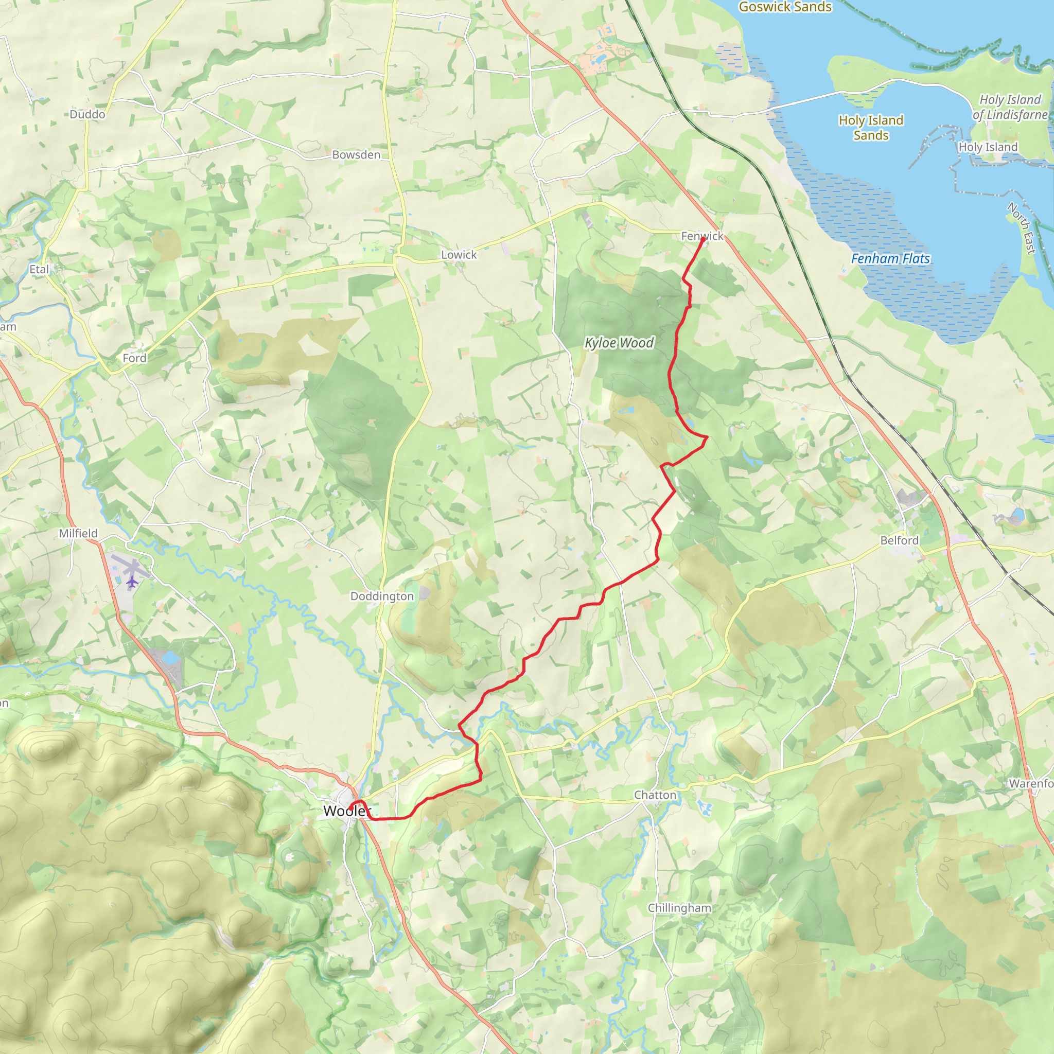 Wooler to Fenwick Walk | Northumberland | England