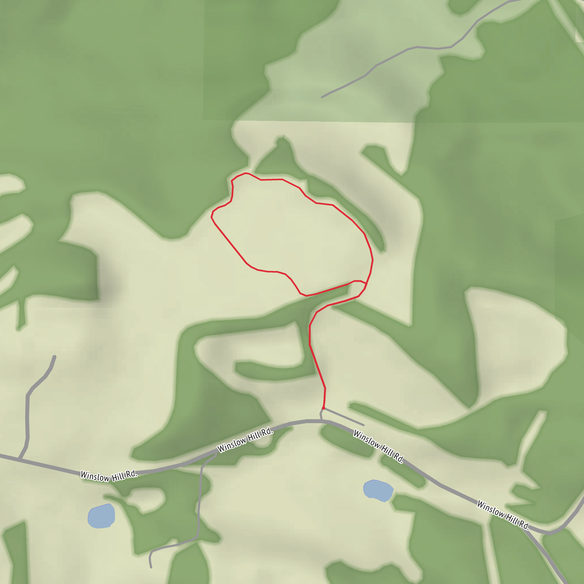 Woodring Trail mobile static map