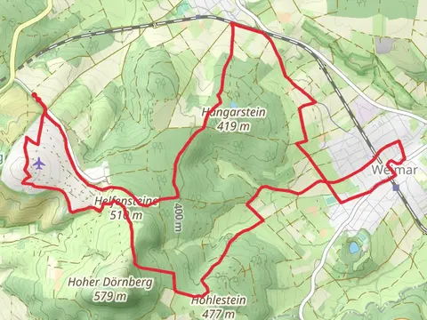 Naturpark Zentrum and Hangarstein Loop