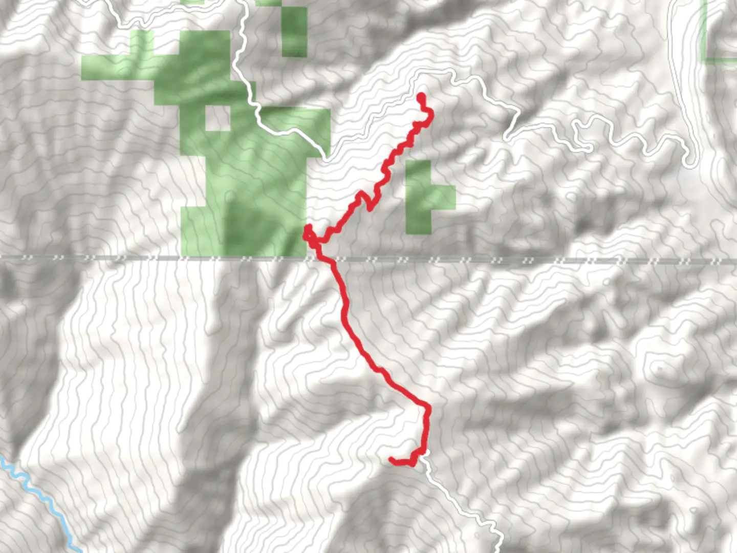 An image depicting the trail Valley View Mountain via Round Valley Road and its surrounding area.