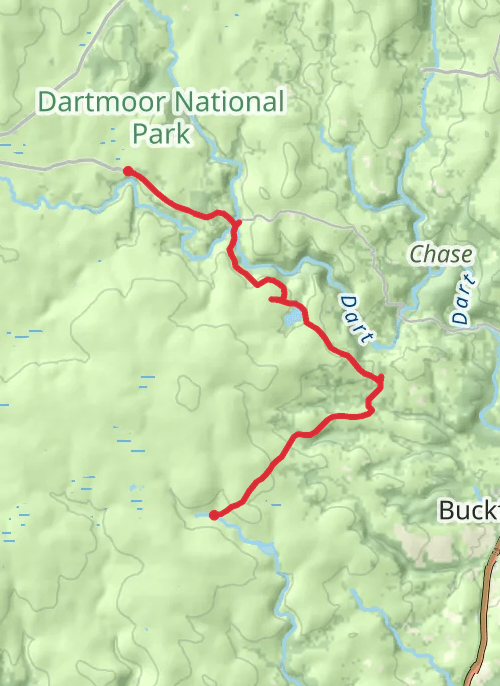 Dartmoor north to south day 2 mobile static map