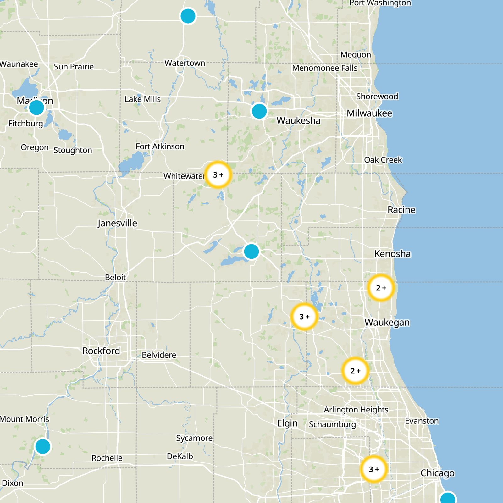 Walworth County Static Map